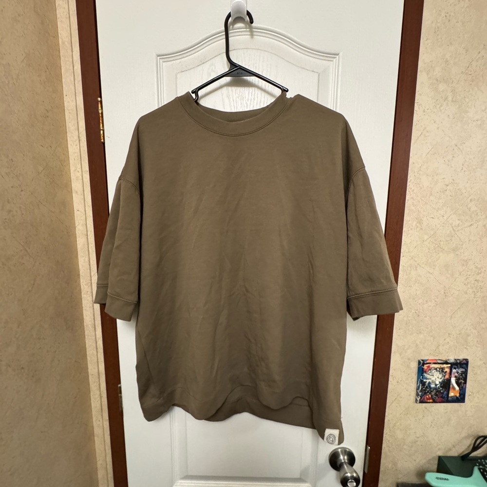 Hudson & Barrow Knitwear XL Heavyweight T-shirt 2-pack | White & Tan